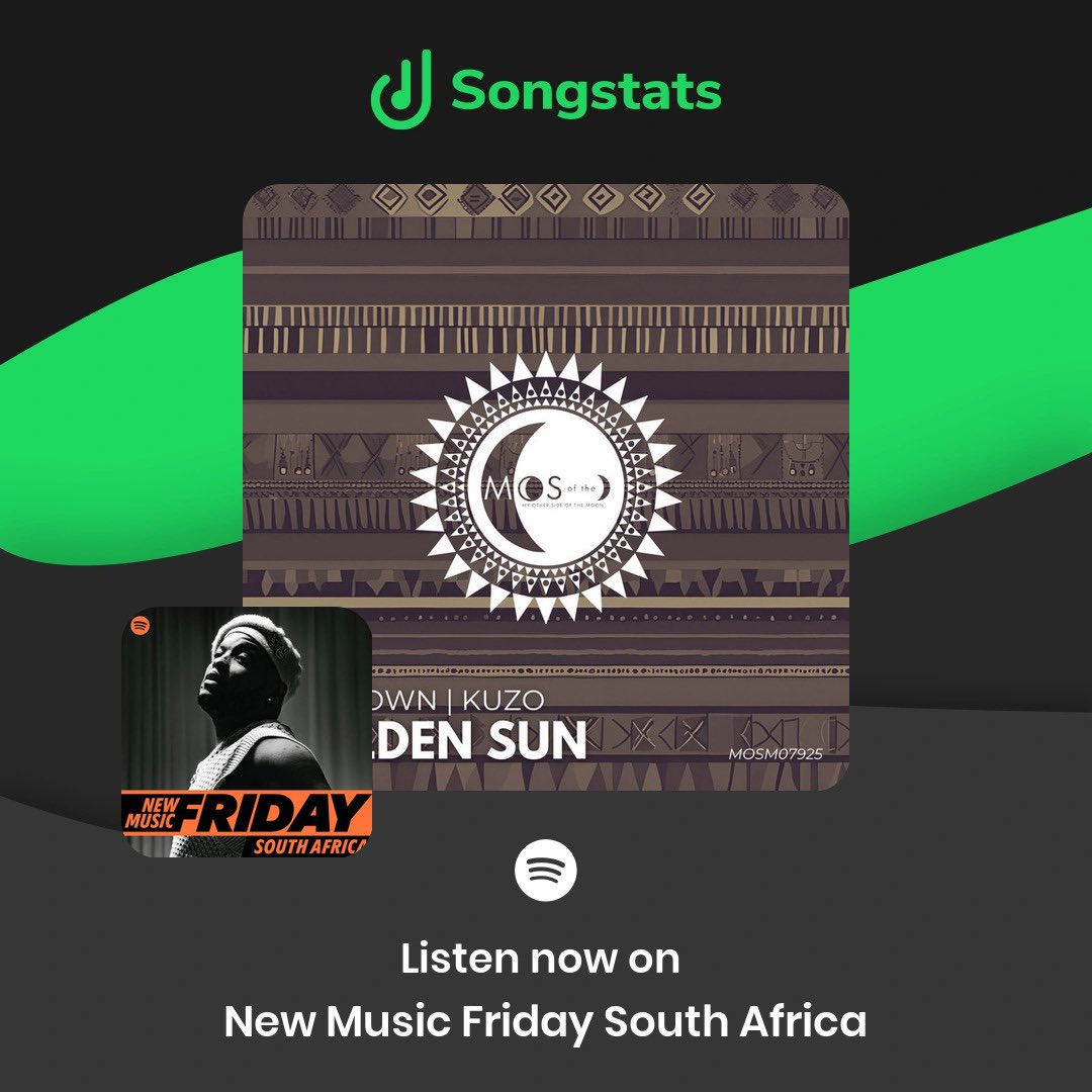 OneDownLIVE's tweet image. OneDown &amp;amp; @WeAreKuzo Golden sun 🌞 out now on @mosofthemoon 

Available on all streaming platforms &amp;amp; digital stores 🔌
hypeddit.com/goldensun

Thanks @SpotifyAfrica 
#oontz
