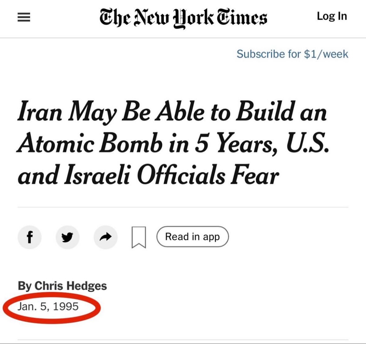 The crazy insecurity is not something new!