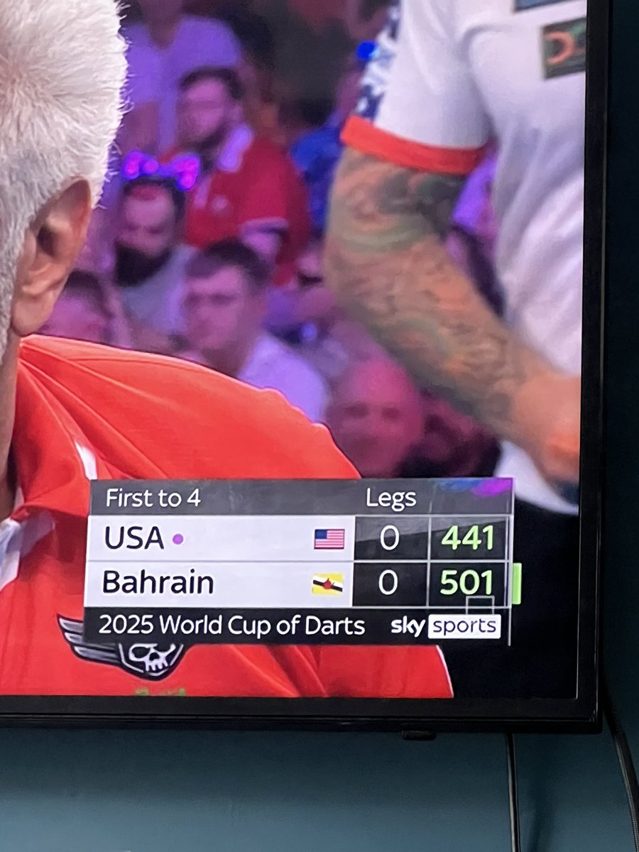 hey geniuses <a href="/SkySportsDarts/">Sky Sports Darts</a> this is the Brunei flag ya donkeys