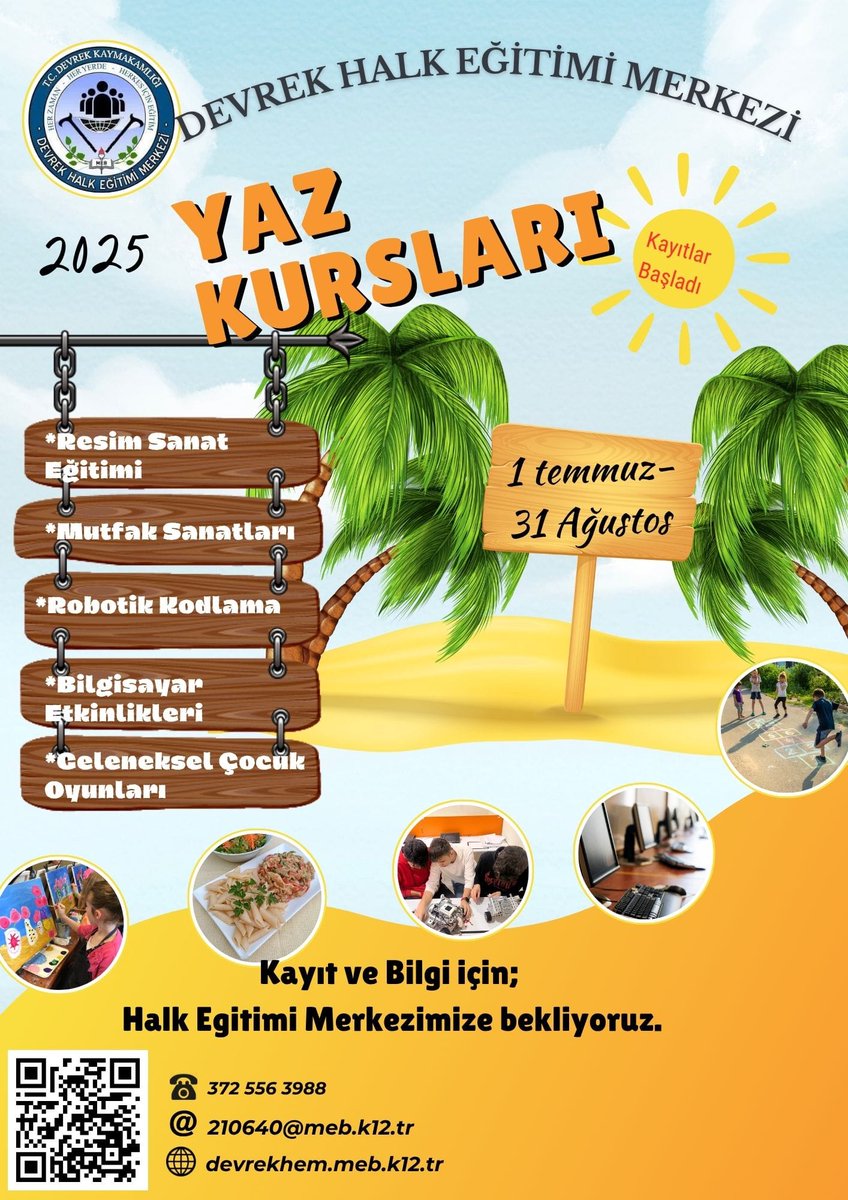 Yaz Kurslarımız Başlıyor.....