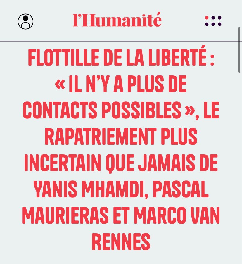 Libérez Yanis Mhamdi, Pascal Maurieras et Marco Van Rennes !
l.humanite.fr/Lhi