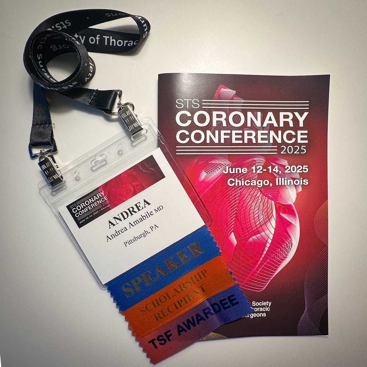Andrea Amabile, MD (@andreaamabilemd) on Twitter photo Excited for Day 2! #STSCoronary2025 <a href="/STS_CTsurgery/">The Society of Thoracic Surgeons</a> <a href="/ThoracicSurgFnd/">The Thoracic Surgery Foundation (TSF)</a> Excited for Day 2! #STSCoronary2025 <a href="/STS_CTsurgery/">The Society of Thoracic Surgeons</a> <a href="/ThoracicSurgFnd/">The Thoracic Surgery Foundation (TSF)</a>