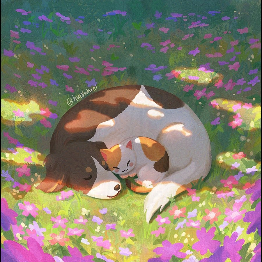 Rest 💤
#illust #painting
