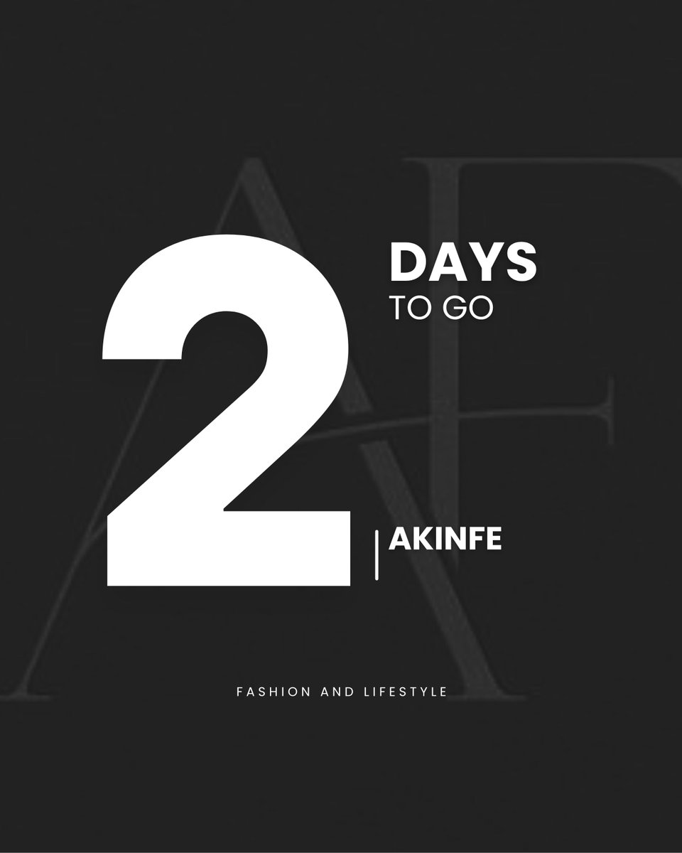 Only two days left until AKINFE steps into the light📸🥰