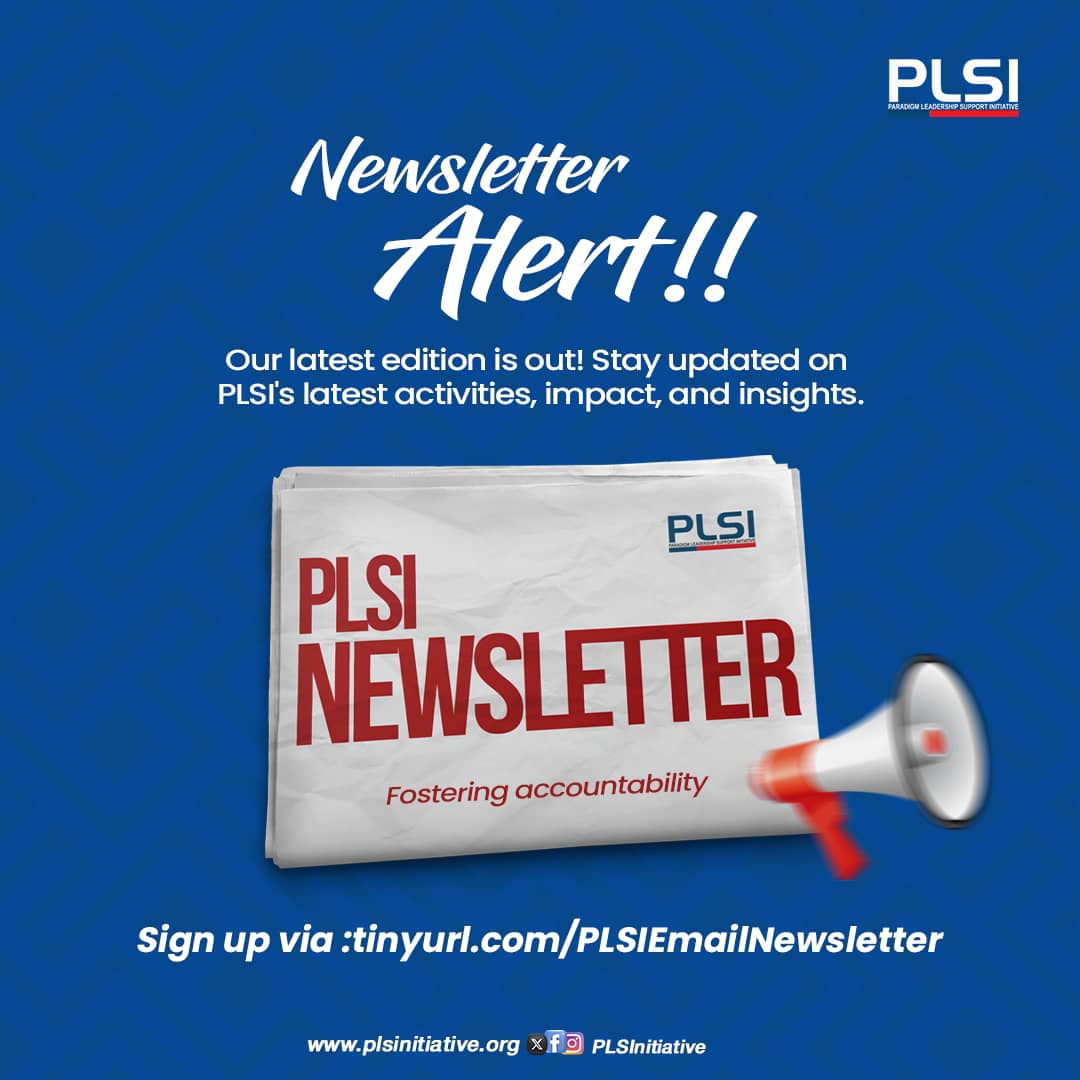 "Democracy thrives where accountability lives."

Catch our latest newsletter now: rb.gy/bty7iv

To receive these weekly updates, join us here: tinyurl.com/PLSIEmailNewsl…

#NewsletterAlert #TGIF