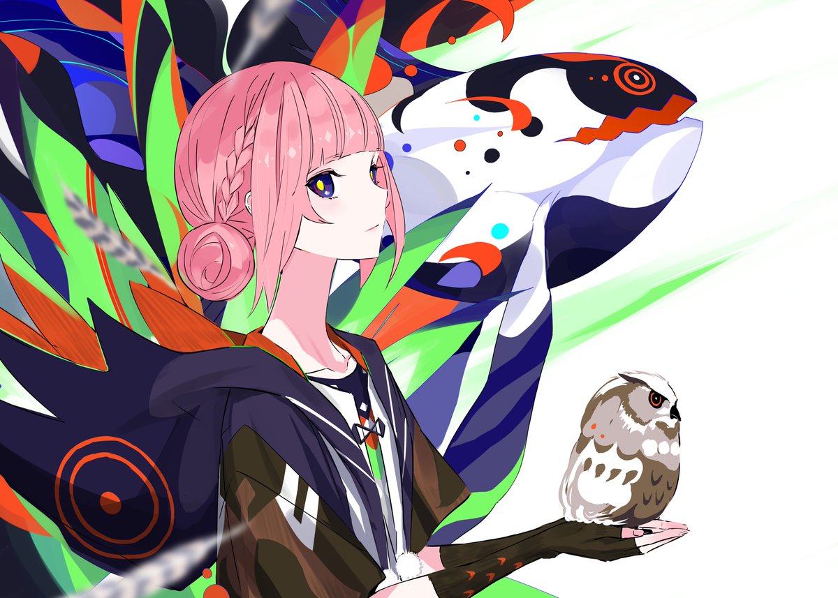 花*鹿様 【花譜】ジクレーアート「梟」／花譜 7th Anniversary 花譜】アクリルスタンド「梟」／花譜 7th Anniversary OFFICIAL GOODS