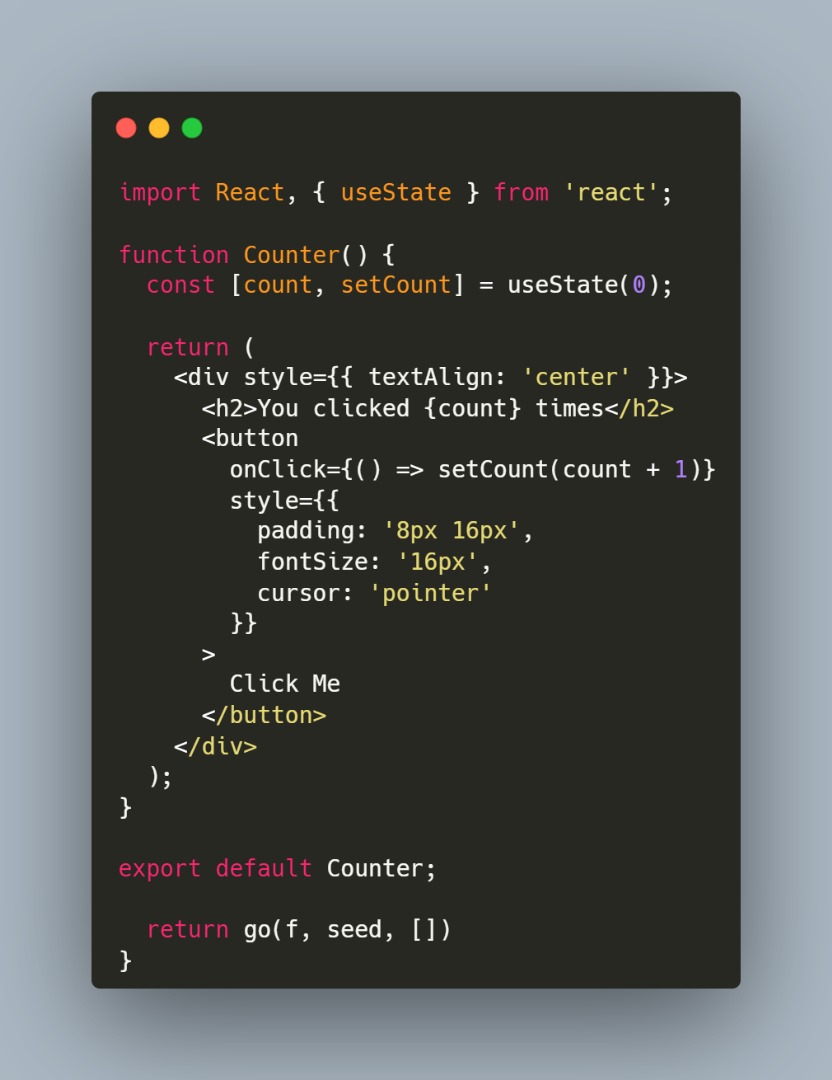 AloysiusDomini2's tweet photo. 🚀 Learning React the Modern Way – My Journey with Codetivite Internship
As I work with my team on a Next.js project during my internship with @codetivite, I’ve been diving into React Hooks and here’s a simple example:
#Nextjs #ReactHook #FrontendDev #Codetivite #tech https://t.co/zEbRB3Nxhx