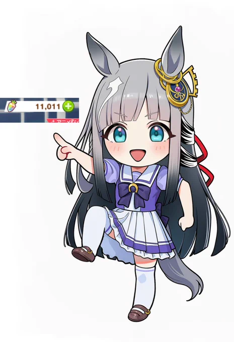 カワイイ顔をしているが ここまで石を減らした張本人である #ウマ娘