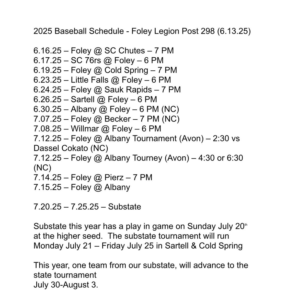 Falcon Baseball tweet media