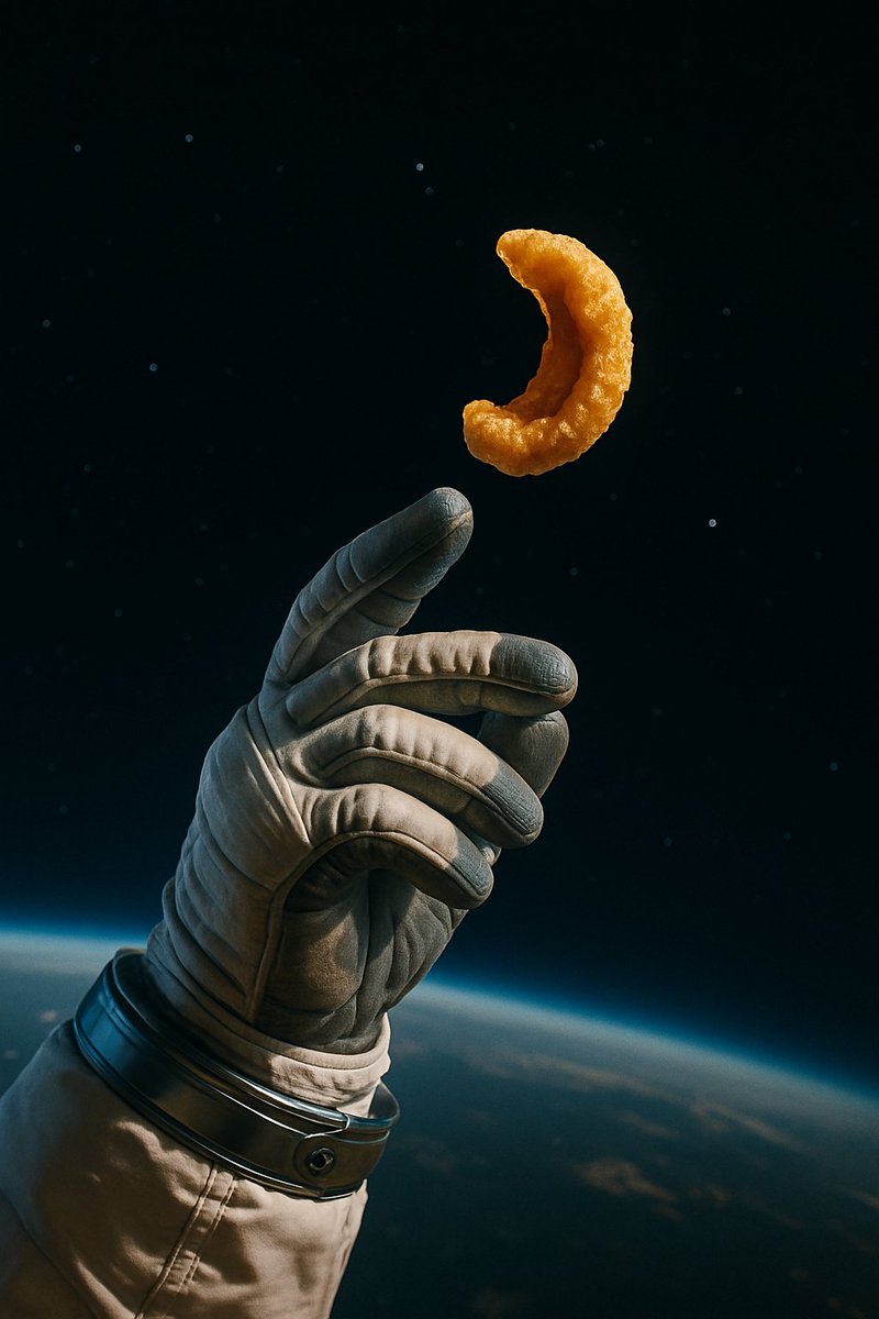 ¿Sabías que nuestras cortezas son el snack favorito de los astronautas? Bueno, aún no, pero estamos trabajando en ello.🚀🥓 
#SinCrunchNoHaySnack #CortezasEspaciales #MásQueUnSnack