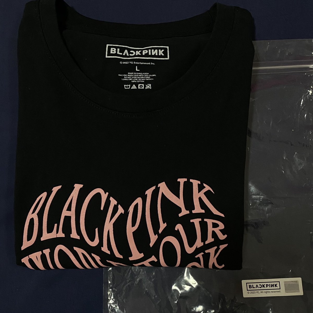 jida031's tweet photo. T-shirt Bornpink word tour  ของแท้ 1,190 ส่งฟรี #ตลาดนัดblackpink https://t.co/S0xaZU4cTK