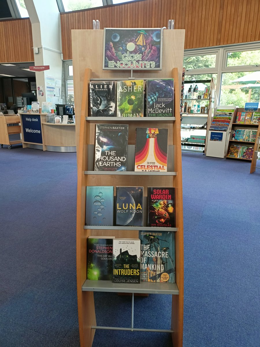 EwellLib's tweet image. Do you like aliens ๐ฝ, space ๐, Sci-Fi adventures ๐ฉโ๐๐ธ?
Then check out our latest display - Close Encounters!
Special thank you to our Work Experience Volunteer, Samantha โจ