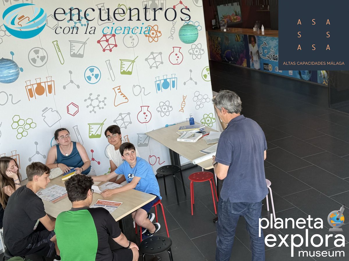 Enrique Viguera (@enriqueviguera) on Twitter photo Taller “Cómo comunicamos la Ciencia” para alumnado <a href="/ASAMalaga/">ASA, Altas Capacidades Málaga</a> Muy útil la obra “Ser Científico” de <a href="/LluisMontoliu/">Lluis Montoliu</a> publicado por <a href="/FundacionLilly/">Fundación Lilly</a> ! Con
<a href="/PlanetaExplora/">Planeta Explora</a> <a href="/enc_ciencia/">Encuentros con la Ciencia</a> <a href="/EnriqueViguera/">Enrique Viguera</a> Taller “Cómo comunicamos la Ciencia” para alumnado <a href="/ASAMalaga/">ASA, Altas Capacidades Málaga</a> Muy útil la obra “Ser Científico” de <a href="/LluisMontoliu/">Lluis Montoliu</a> publicado por <a href="/FundacionLilly/">Fundación Lilly</a> ! Con
<a href="/PlanetaExplora/">Planeta Explora</a> <a href="/enc_ciencia/">Encuentros con la Ciencia</a> <a href="/EnriqueViguera/">Enrique Viguera</a>