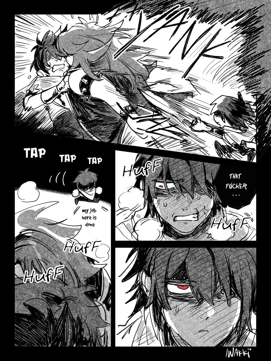 iwakkecubung's tweet image. That Ch 3 scene but kris pov!(kind of) (1/4) #deltarunespoilers #krusie