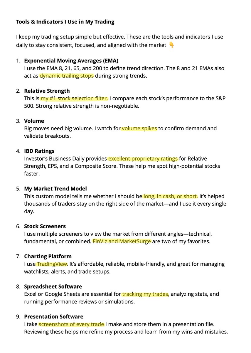 BlogJulianKomar's tweet photo. Tools &amp; Indicators I Use in My Trading 👇 https://t.co/kJu5ZIa3dh