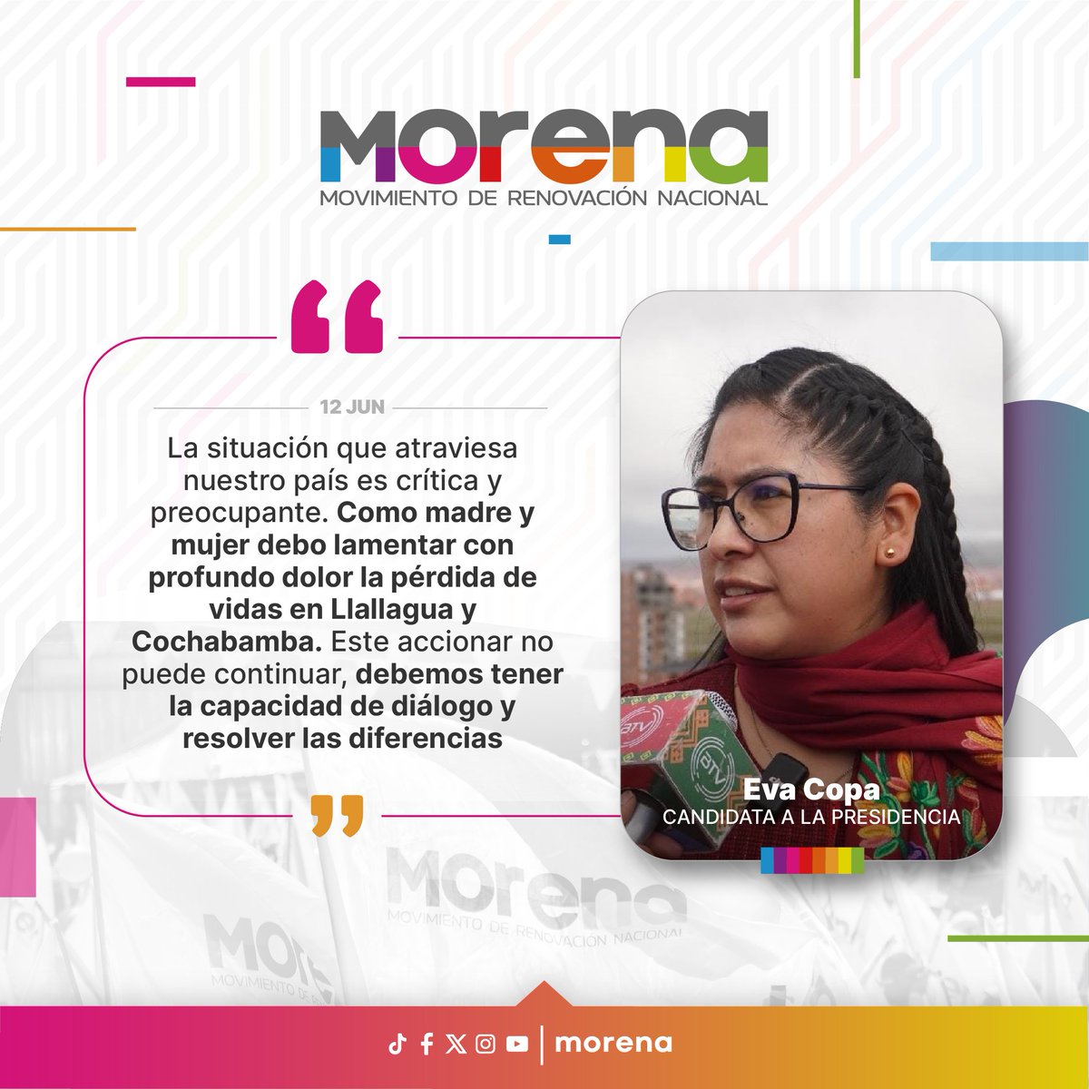 Morena Bolivia tweet media