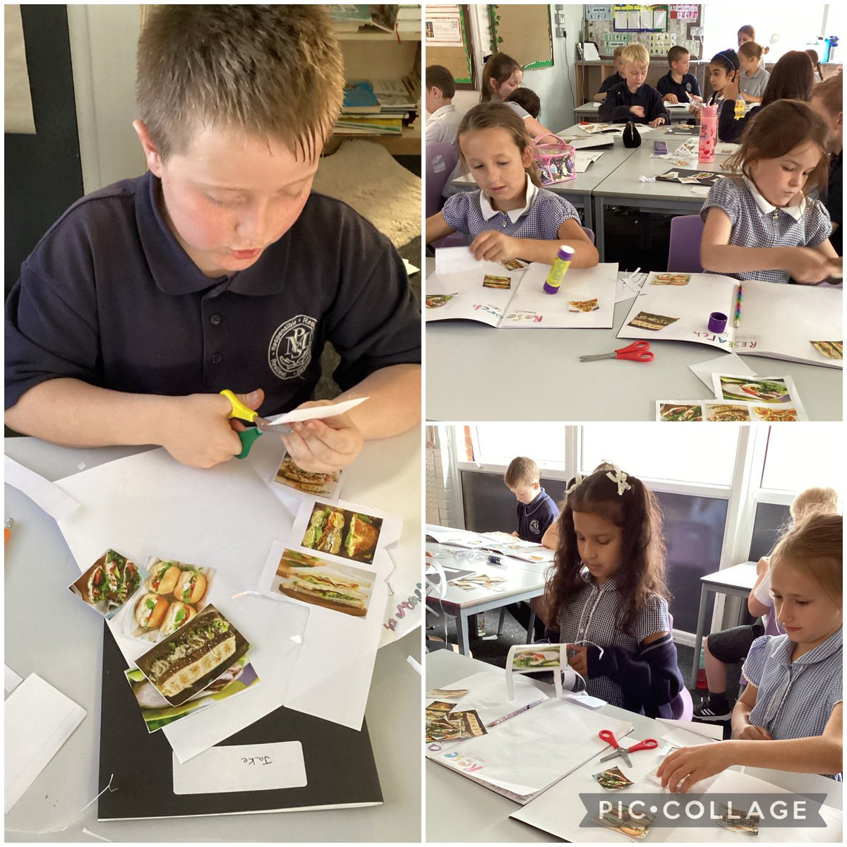#Class32 have enjoyed starting our new DT topic of the half term. Today we researched and discussed what makes a healthy sandwich <a href="/MonksdownMakes/">MonksdownMakes</a>
