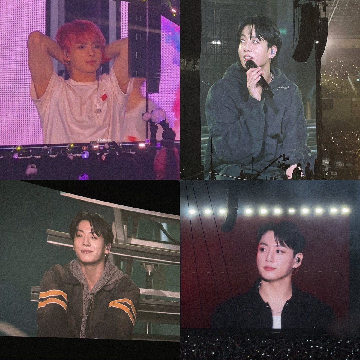 captured looking at the crowd 🥺♡