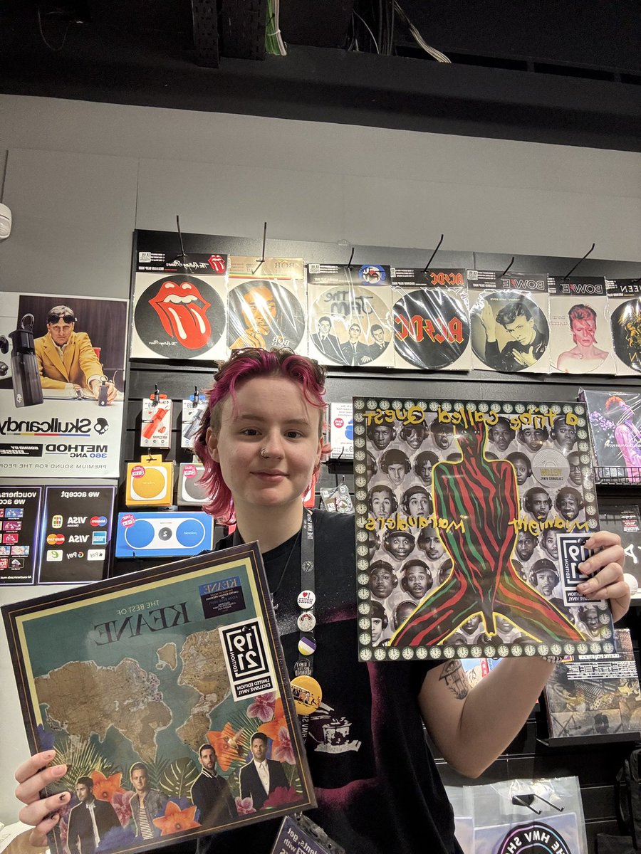 Sneak peak of some of the EXCLUSIVE vinyls we have in ready for Vinyl day tomorrow!! Make sure you don’t miss out💜🎧 If you are wanting to queue outside the Elmsleigh Center, please ensure it is by the bus station entrance!! Thank you😁 #hmvstaines #hmvLovesVinyl #vinylday