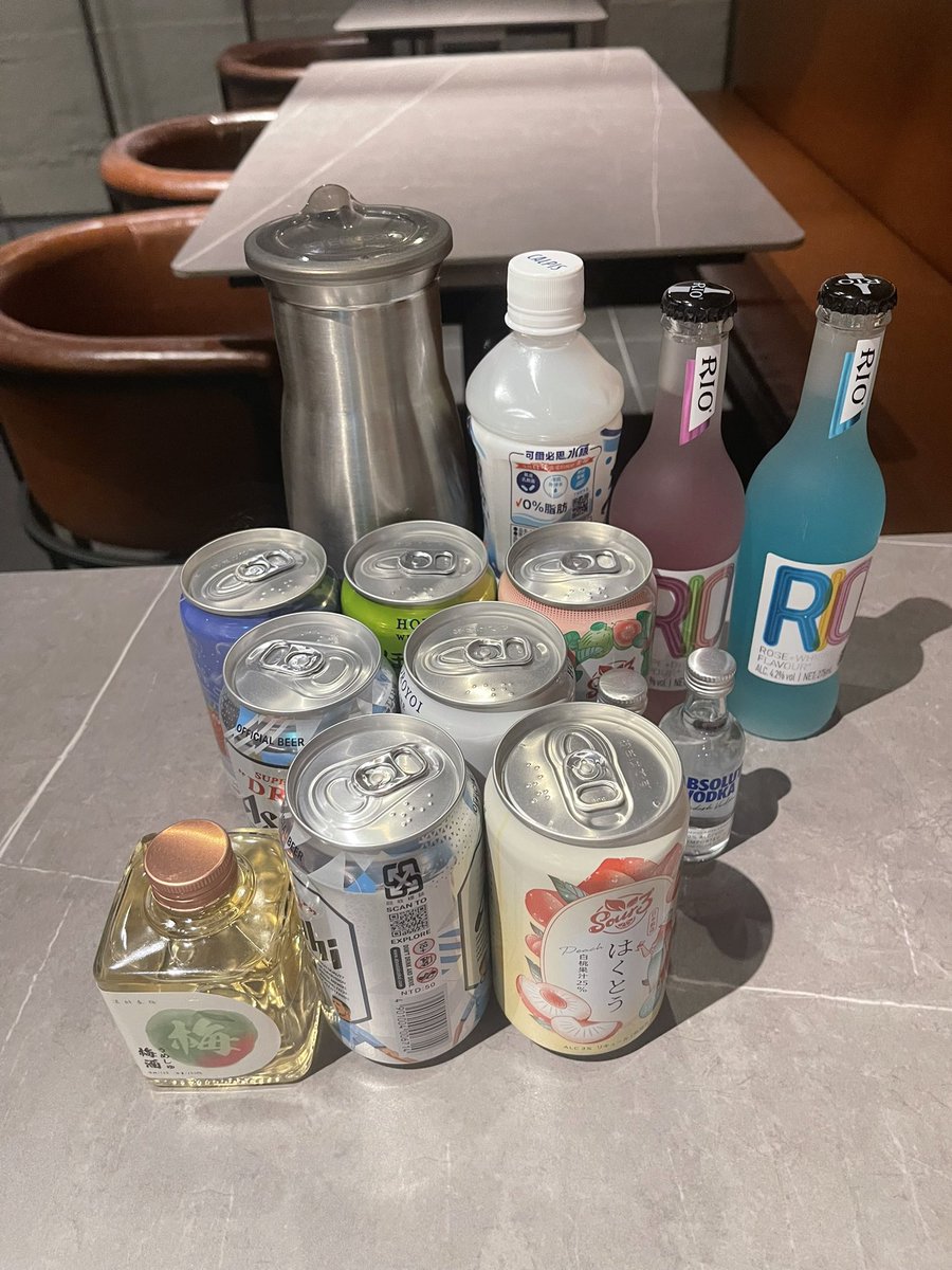 還有燒酒
但其實我覺得普普通通
但我朋友已經醉了
好生氣！