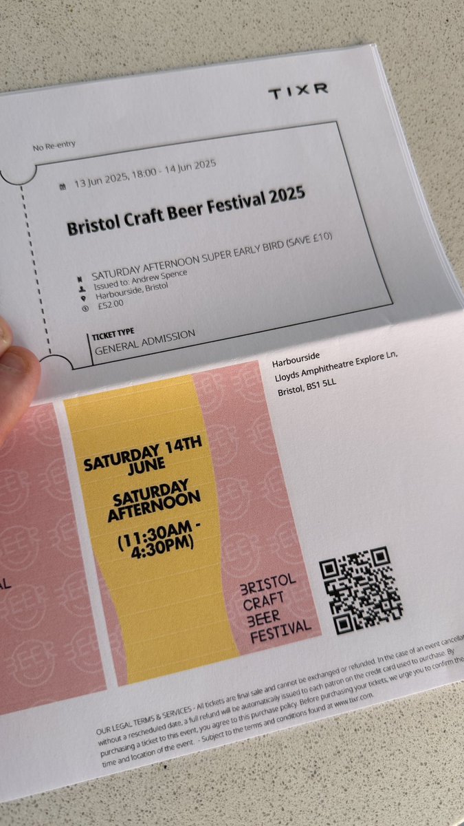 spencey777's tweet image. Bristol Craft Beer Festival Saturday 14th June afternoon session 11:30-4:30
ALL BEER INCLUDED £50 for 4 tickets (rrp £52 each) I can’t make the festival #bristolcraftbeerfestival #Bristol #craftbeer #beer #bristol