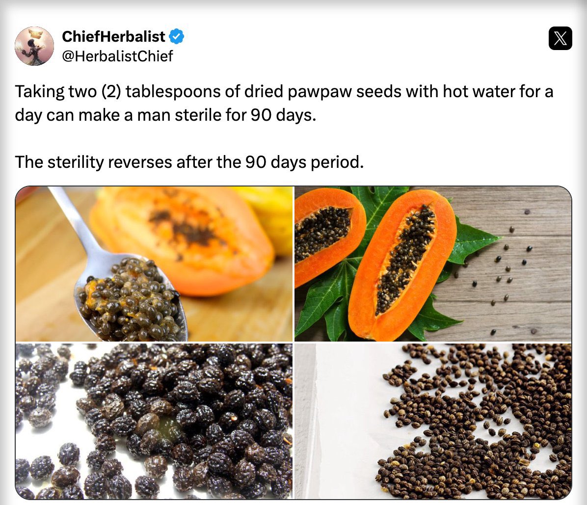 Best Natural Male contraceptive.