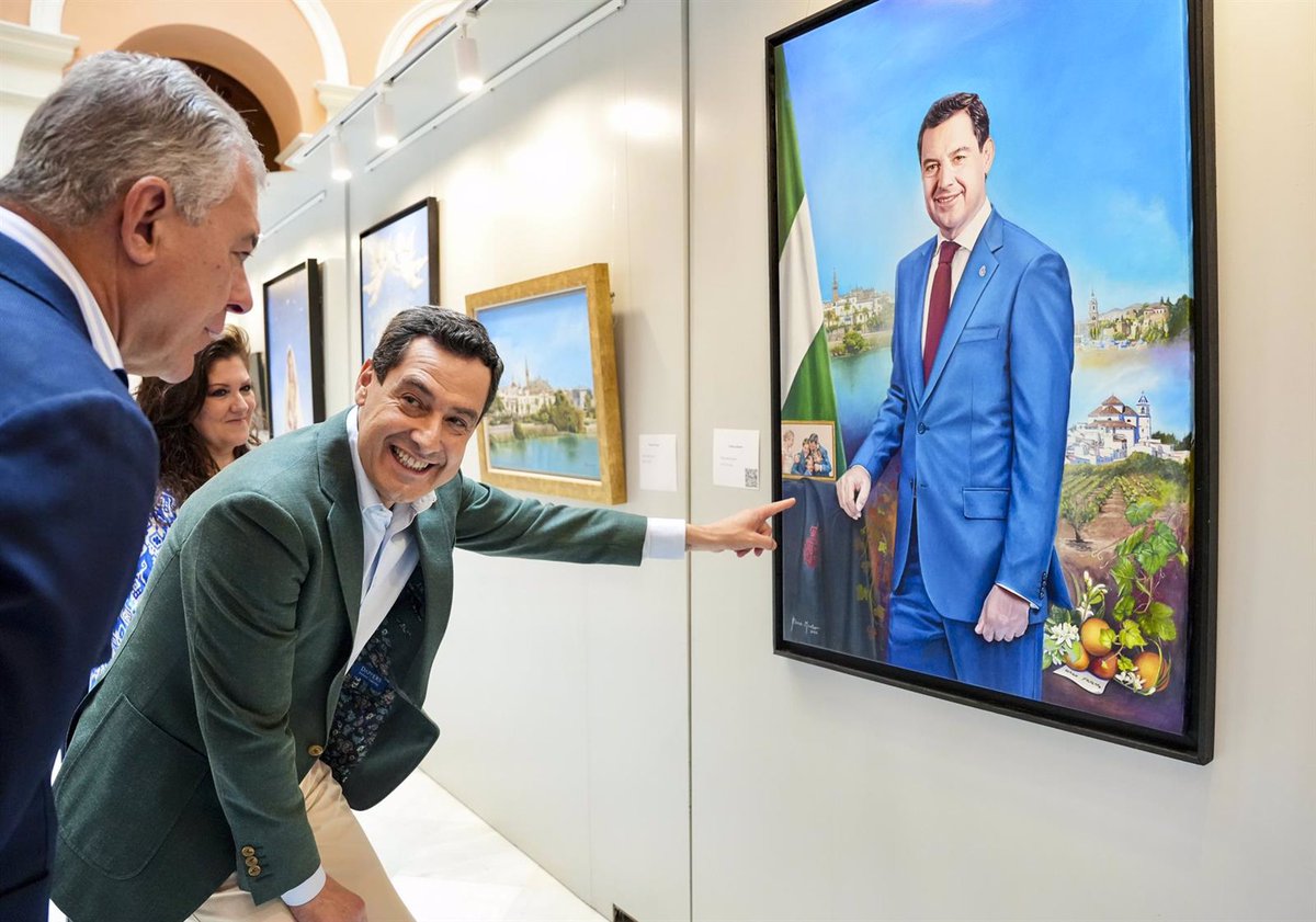 No te pierdas en el <a href="/Ayto_Sevilla/">Ayuntamiento de Sevilla</a>, del 13 al 28 de junio, la exposición 'Almayéutica' de <a href="/elenamonteroart/">Elena Montero</a>

50 obras que resumen la trayectoria de esta magnífica pintora sevillana en una muestra que he tenido el placer de inaugurar hoy junto a <a href="/JuanMa_Moreno/">Juanma Moreno</a>