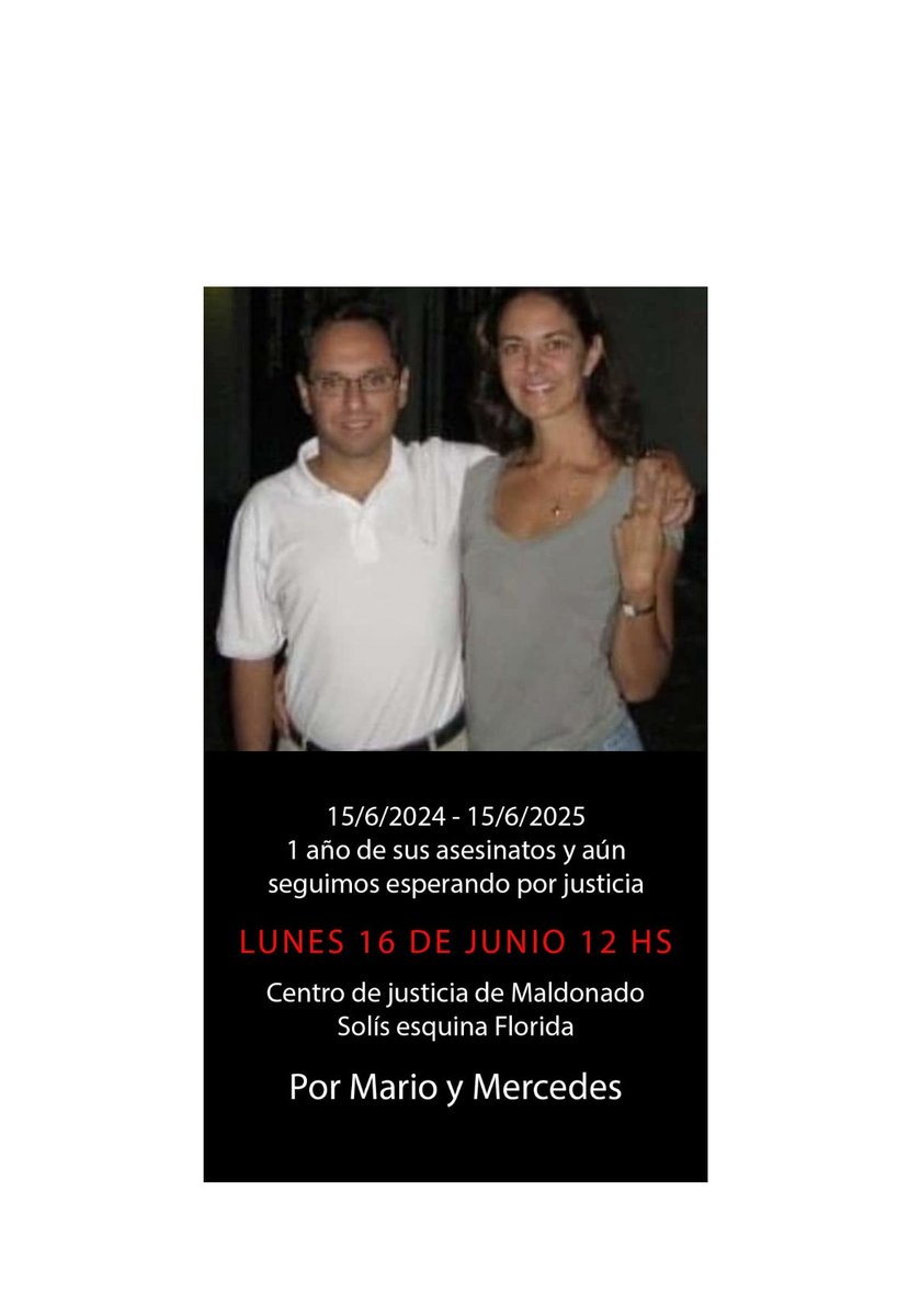 Cadm2017's tweet photo. POR MARIO Y MERCEDES.
Lunes 16 de Junio. Hora 12 https://t.co/gR5PROBKTK