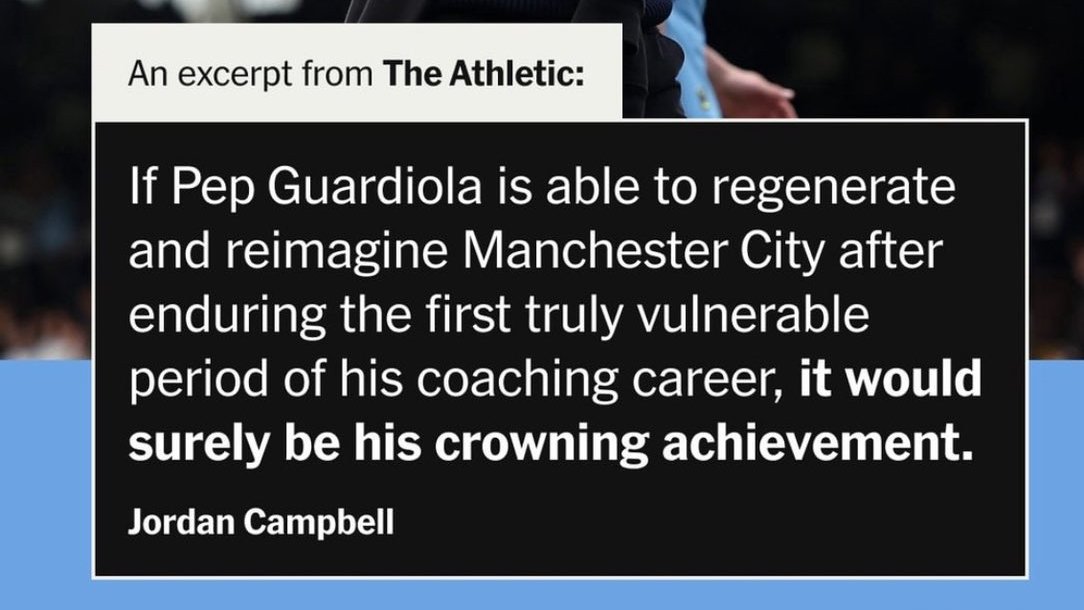 It’s a real modern-day Lazarus story. If Jesus had £300m, 25 internationals, and was trying to resurrect a Champions League side that finished 3rd...