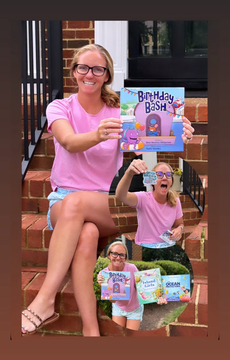 Blair N Williamson, Children's Author (@theislandwriter) on Twitter photo A DREAM COME TRUE 😭🎉!
I got to hold my first traditionally published book, BIRTHDAY BASH, that launches 9/16/25!
Thank you, <a href="/little_press/">The Little Press Publishing</a> <a href="/michele_mcavoy/">Michele McAvoy 🎟📚 (she/her)</a> <a href="/WoolleyStories/">Taylor Ackerman Woolley</a> 🥹
#author #publishing #kidlit #writingcommunity #marketing #birthdaybash #pb #scbwi #pal #5amwritersclub A DREAM COME TRUE 😭🎉!
I got to hold my first traditionally published book, BIRTHDAY BASH, that launches 9/16/25!
Thank you, <a href="/little_press/">The Little Press Publishing</a> <a href="/michele_mcavoy/">Michele McAvoy 🎟📚 (she/her)</a> <a href="/WoolleyStories/">Taylor Ackerman Woolley</a> 🥹
#author #publishing #kidlit #writingcommunity #marketing #birthdaybash #pb #scbwi #pal #5amwritersclub