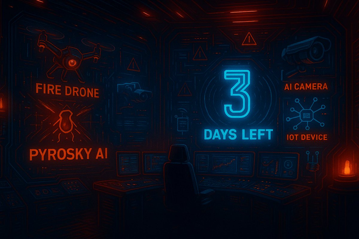 PyroSkyAI's tweet image. 🔥 3 Days Left

PyroSky AI is coming.

AI-powered drones. Smart cities. Cybernetic defense.

All secured by zk-Rollup blockchain infrastructure.

$PYSKY goes live June 16.

#PyroSkyAI #PYSKY #AI #Web3Security #SmartCities #CyberDefense #TechLaunch #zkRollup #AIForGood #Solana…