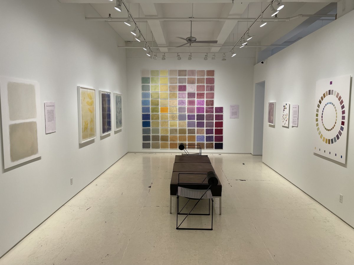 Amanda Marchand &amp; Leah Sobsey at Rick Wester Fine Art - ★☆☆ - Channeling Emily Dickinson via plant-based anthotypes based on the poet's herbarium. collectordaily.com/amanda-marchan…