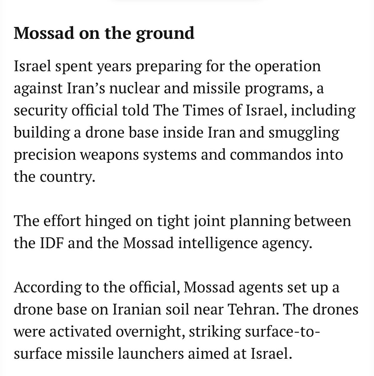 Imagine having to restaff the IRGC brass and not knowing who is and isn’t an Israeli agent.