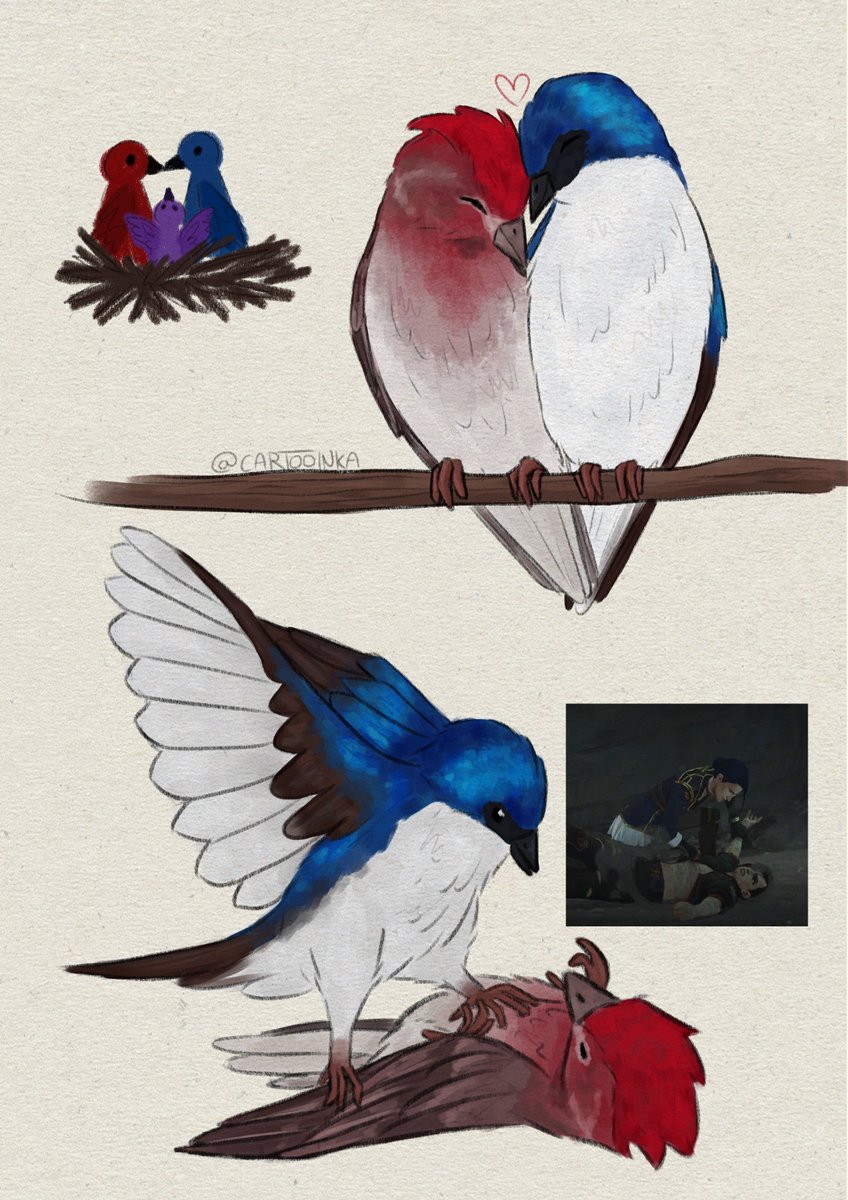 little birds in love
#caitvi #arcane