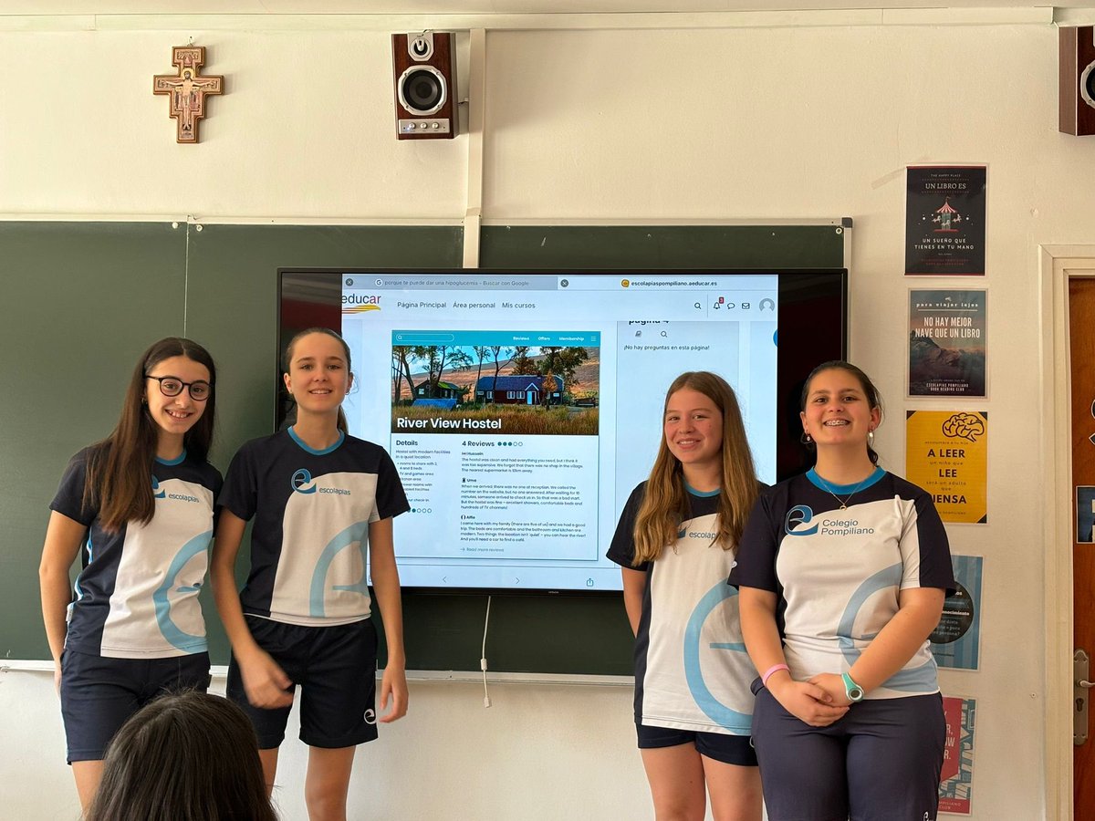 ¡Se acercan las vacaciones! 🌞En Inglés los alumnos de 1ºESO escogen el mejor alojamiento para viajar con la familia. Happy holidays!✈️