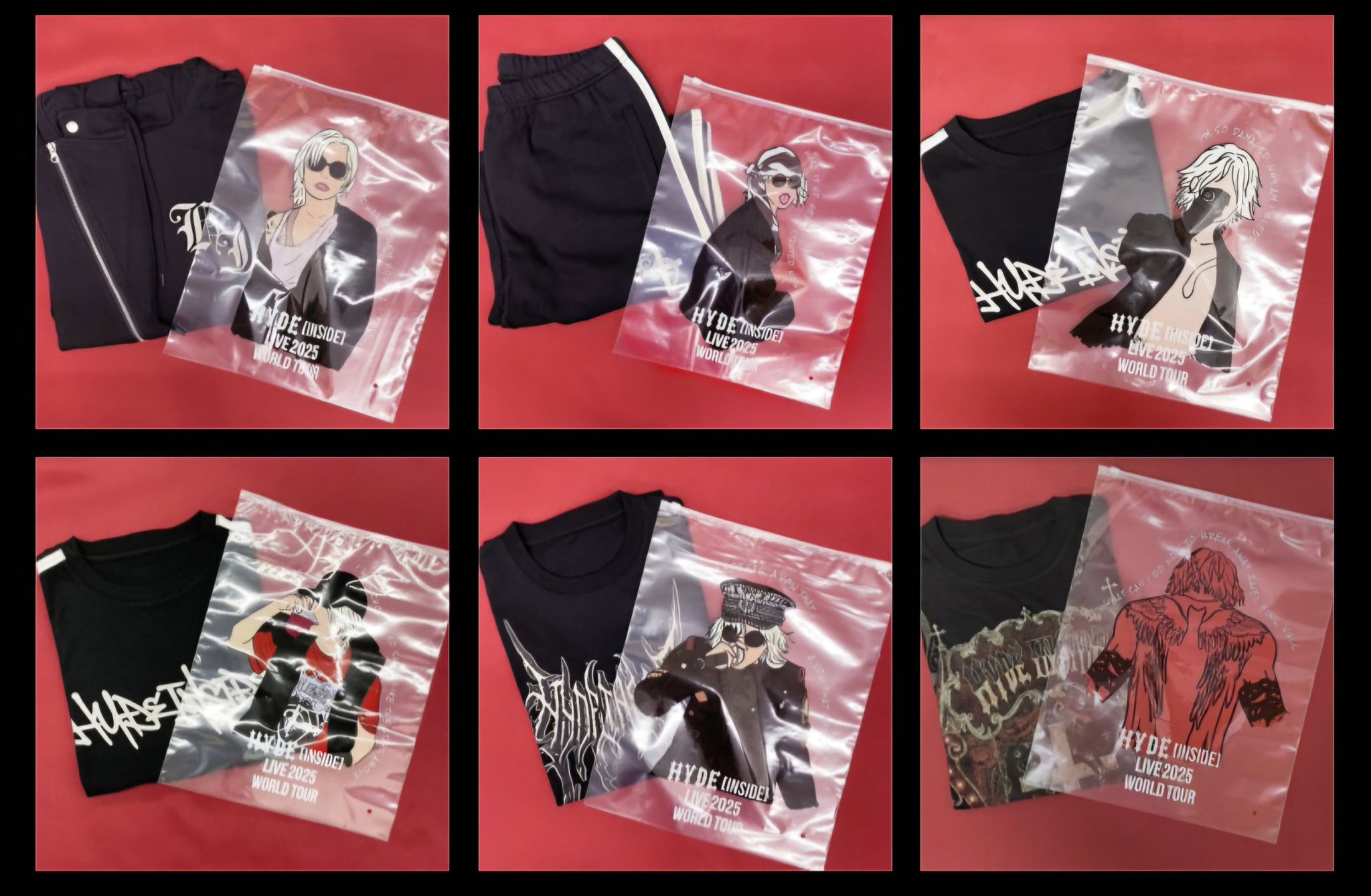 HYDE クロップドTシャツ ＆ ハーフパンツ 白2025 WORLD TOUR GtUxtgLbMAYg9XF.jpg:large