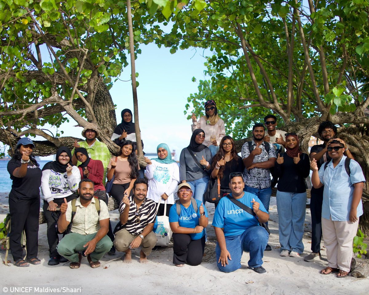 UNICEFMaldives's tweet photo. The ImaGen Ventures workshop has kicked off in Male’. 

Over the next 3 days, young people will be learning from &amp; working with mentors &amp; technical experts to design climate solutions for their communities. 
 
We are excited to see their ideas 💫

@GenUnlimited_ https://t.co/7qHe9ksowX