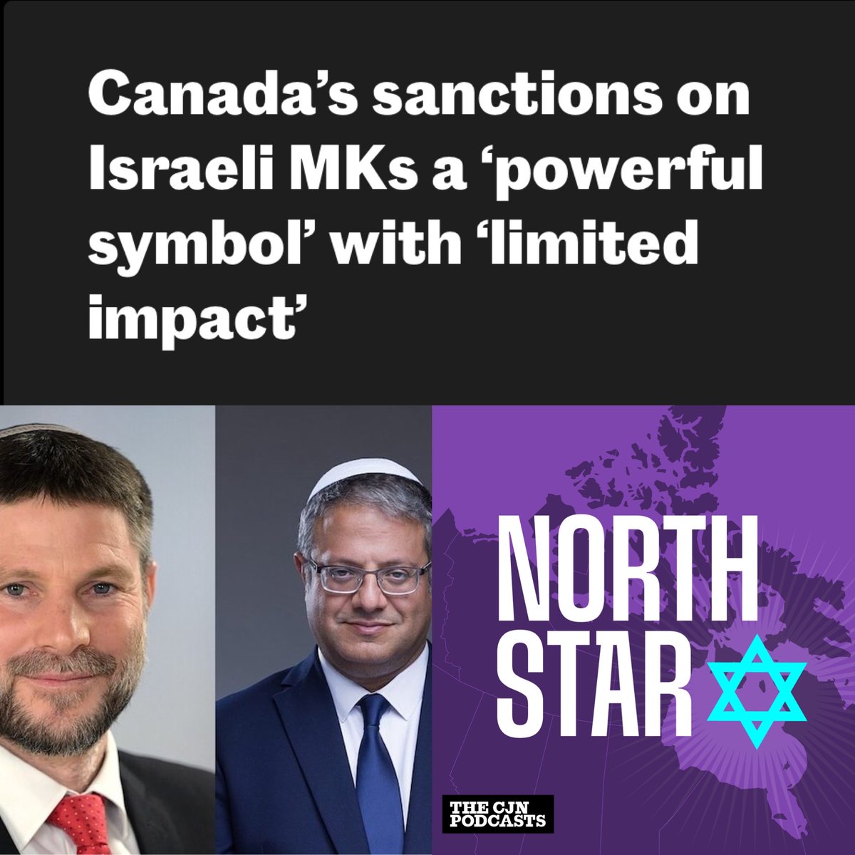 As Israel braces for Iran's retaliation, do they care that Canada and 4 countries earlier this week sanctioned  Israeli cabinet ministers Itamar Ben Gvir + Bezalel Smotrich? Probably not. But experts say it's an unprecedented move: a signal showing Canada is very displeased with