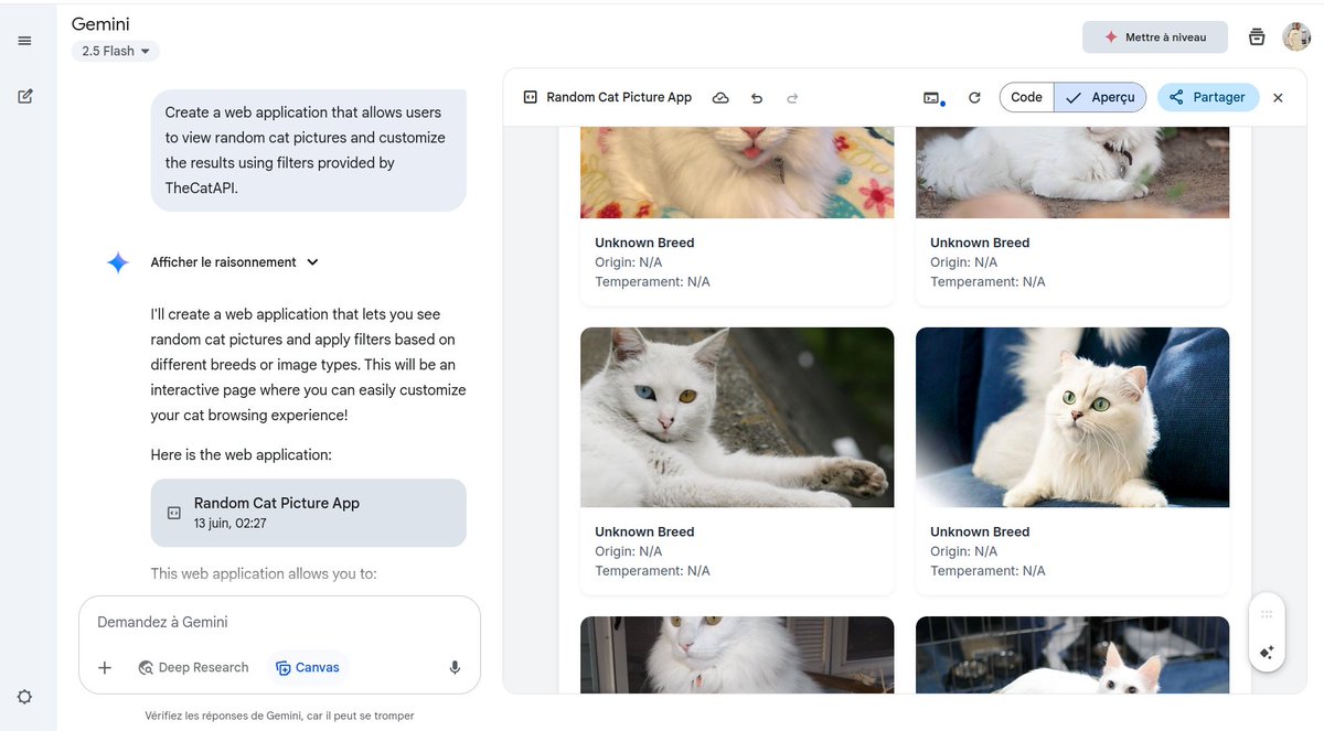 semperfi_13's tweet image. 𝗕𝘂𝗶𝗹𝘁 𝗮 𝘄𝗲𝗯 𝗮𝗽𝗽 𝘂𝘀𝗶𝗻𝗴 𝗧𝗵𝗲𝗖𝗮𝘁𝗔𝗣𝗜

#ALX_AIDEV @alx_africa @julienbarbier42 @kalibetre