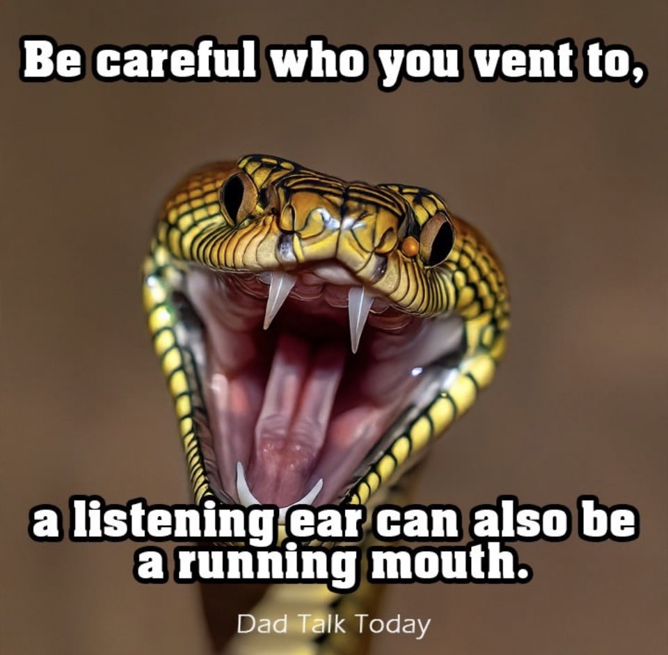 In leadership? 
A couple of thoughts to consider:
"Manipulation always wears the mask of loyalty"...
So be leary the true intentions of those who share so freely "just so you know..."

Also: