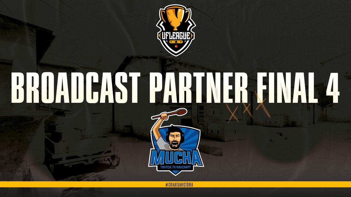 UF League Portugal (@ufleague_pt) on Twitter photo É com Grande orgulho que o nosso Broadcast Partner da Final 4 Será nada mais nada menos que o <a href="/AndreMuchagata/">mucha</a> .
Poderás acompanhar a Final 4 no canal que mais Transmite Counter Strike em Portugal.
twitch.tv/muchapt
#CSnoMucha
#UFLEAGUECS2
<a href="/MuchaProLeague/">Mucha Pro League</a>
<a href="/CSPortugues/">CSPortugues 🇵🇹</a> É com Grande orgulho que o nosso Broadcast Partner da Final 4 Será nada mais nada menos que o <a href="/AndreMuchagata/">mucha</a> .
Poderás acompanhar a Final 4 no canal que mais Transmite Counter Strike em Portugal.
twitch.tv/muchapt
#CSnoMucha
#UFLEAGUECS2
<a href="/MuchaProLeague/">Mucha Pro League</a>
<a href="/CSPortugues/">CSPortugues 🇵🇹</a>