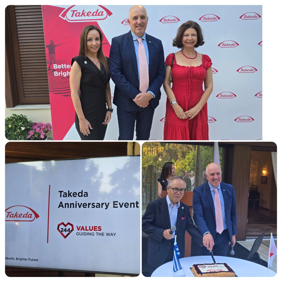 Yesterday, I had the pleasure of attending the 244th anniversary celebration of <a href="/TakedaPharma/">Takeda</a>  at the @EmbassyofJapan in Athens. It was an honor to be part of this special moment, celebrating Takeda’s incredible journey and their continuous impact on global healthcare.