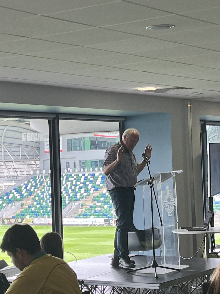Up next at #footycon25 is the legendary Dilwyn Porter from <a href="/ICSHC/">ICSHC</a> talking about football’s inclusion and the value it adds to the Oxford National Database. 

Dil is also our head judge of papers over the next two days, so we appreciate him taking the time to present as well