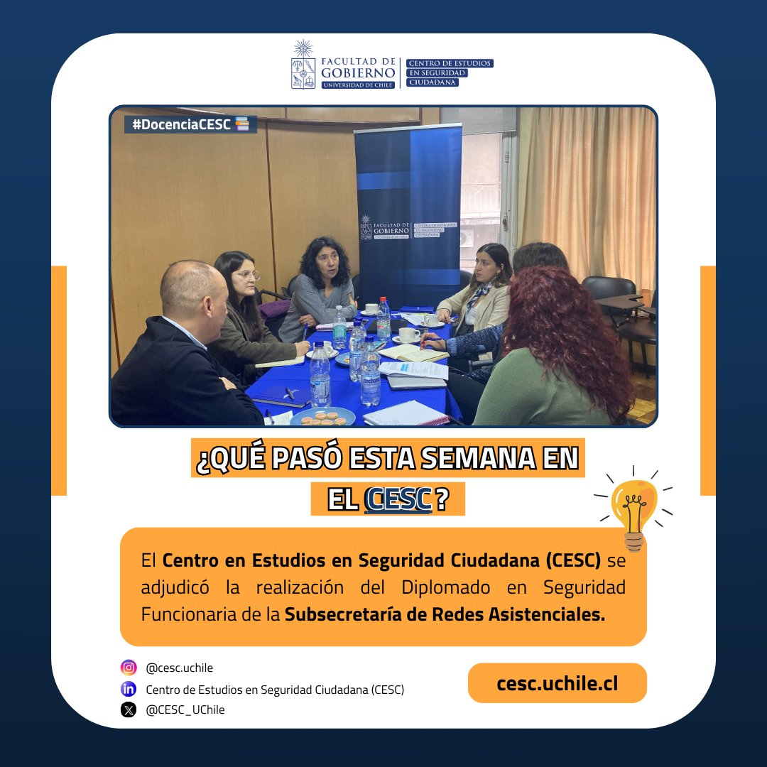 CESC_UChile's tweet image. #DocenciaCESC 📚 | ¡CESC de @gobierno_uchile se adjudica Diplomado en Seguridad Funcionaria del @ministeriosalud! 💼👩‍⚕️ Capacitará a 29 referentes técnicos ante aumento de violencia en salud (+60% en 2023). Más en 👉 gobierno.uchile.cl/noticias 🏥📲
