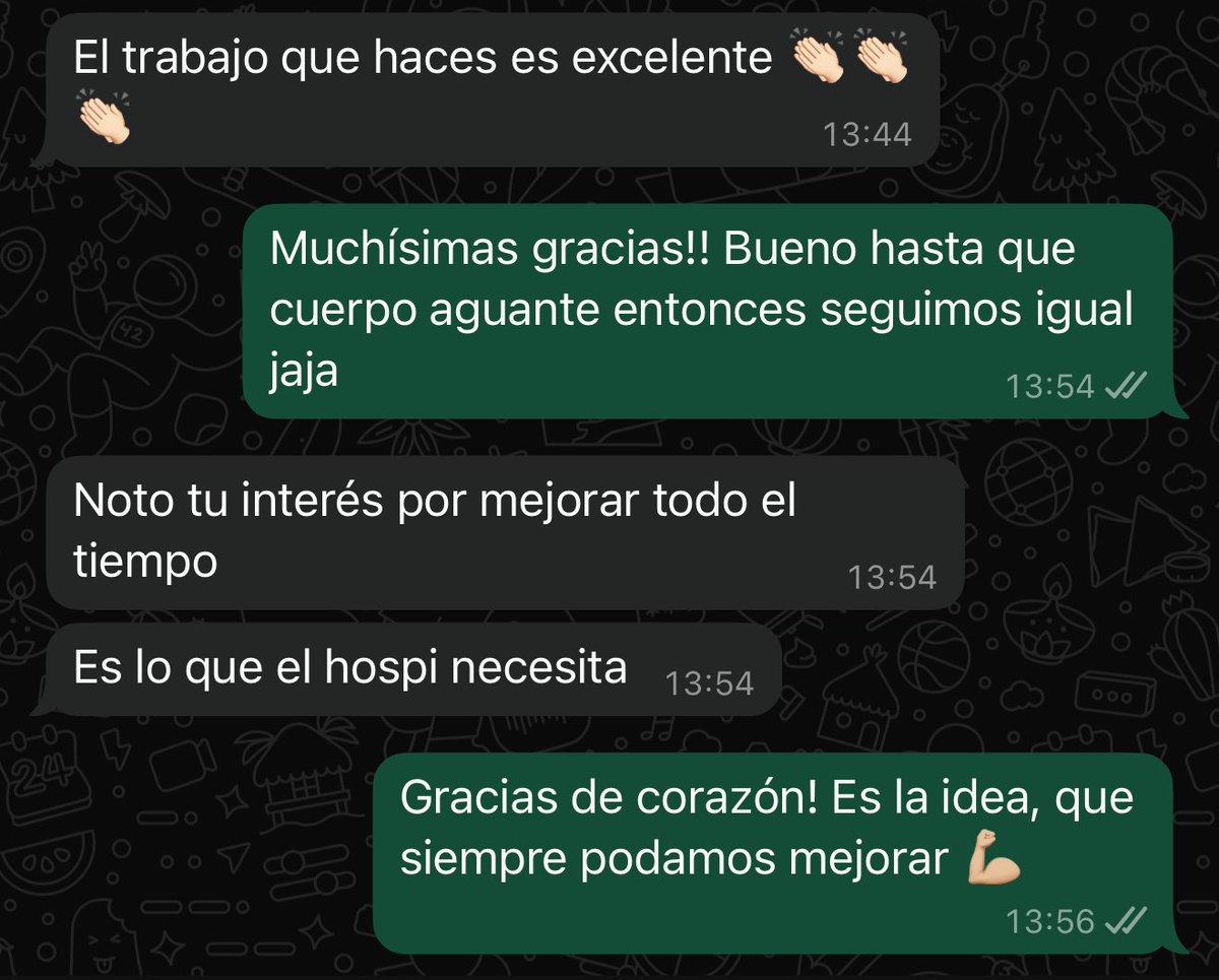 loritagatti's tweet photo. Cuando pensas que el puesto te queda grande o que tu trabajo no es suficiente, llegan estos mensajes y te alegran el alma. https://t.co/klOiOaXoF5