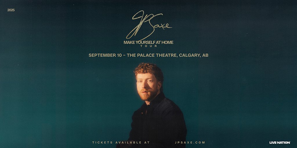 JP Saxe is coming to <a href="/thepalace_yyc/">The Palace Theatre</a>  on Sept 10! 🤩

Listen to Bri today &amp; tomorrow to WIN tickets! 🎟️

LN Presale: June 17 @ 10 AM (PW TREBLE)
TM Presale: June 17 @ 10 AM (PW BAND)
Public On Sale: June 18 @ 10 AM

🎫🔗: bit.ly/4e2sHXP