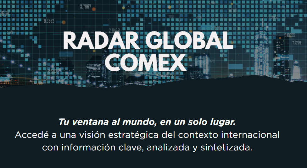 🌍 Ya está disponible una nueva edición del Radar Global 📊
Tendencias, datos clave y análisis del contexto internacional para mirar el mundo con perspectiva estratégica.
👉 radarglobal.my.canva.site #ComercioExterior #TendenciasGlobales #RadarGlobal