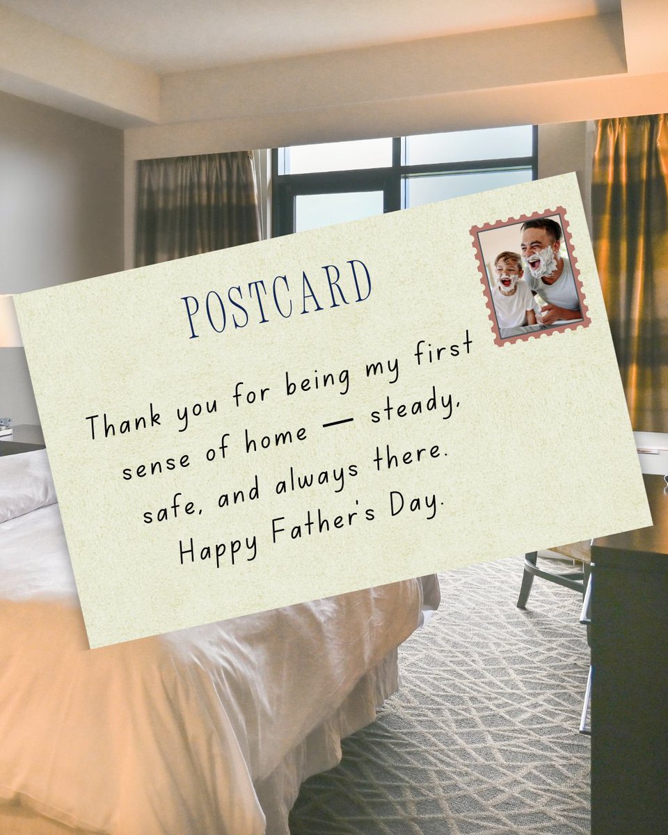 We know that sometimes, finding the right words isn’t easy. That’s why, for this #FathersDay2025 , we created these digital postcards — to help you share a meaningful message with someone you love.

A small gesture to honour the love, patience, and presence of those who’ve left a