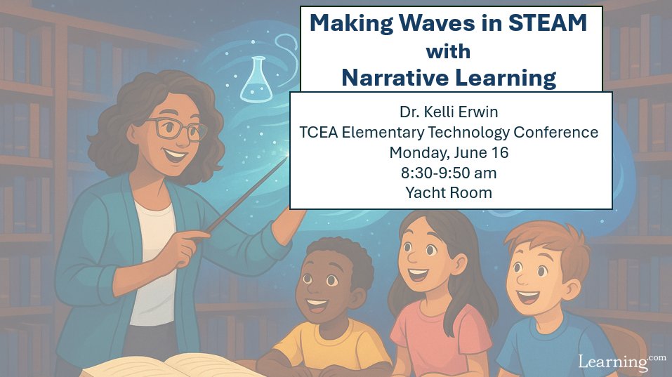 Are you going to <a href="/TCEA/">TCEA</a> Elementary Technology Conference? Join Learning.com for a fun session on  #STEAM and #Storytelling. #Elementary #K5 #learningisfun #galveston