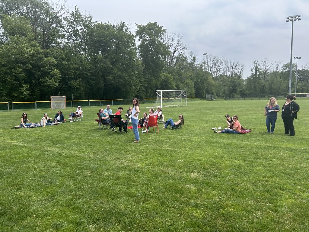 Class of 2025 Senior/Staff  Barbecue, Ice Cream, and Yearbook signing!  So proud of this group!  Go Cards!